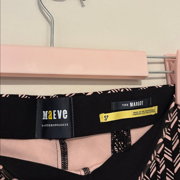 Maeve by Anthropologie the Margot chevron kick flare pant size small - Picture 6 of 6